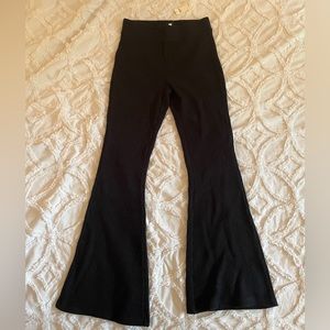 Aerie Flare Leg Waffle Pants